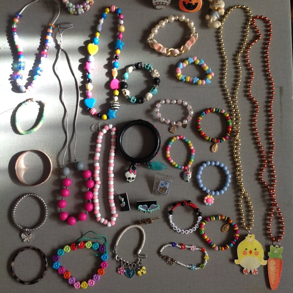 Vintage Lot of Child's Play Jewelry